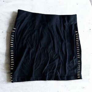 💝 DIVIDED Black Studded Sexy Icon Tiny Mini Skirt